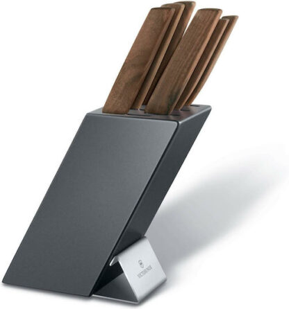 Victorinox Swiss Modern Knife Block beech wood 6 pcs