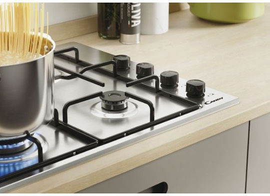 Candy Εστία Φυσικού Αερίου με Πλαίσιο Αυτόνομη Inox 59.5x51εκ. Ασημί Κωδικός: CHW6LBX Candy Εστία Φυσικού Αερίου με Πλαίσιο Αυτόνομη Inox 59.5x51εκ. Ασημί Κωδικός: CHW6LBX