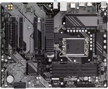 GIGABYTE B760 DS3H Motherboard - Supports Intel Core 14th Gen CPUs  8+2+1 Phases Digital VRM  up to 7600MHz DDR5 (OC)  2xPCIe 4.0 M.2  GbE LAN  USB 3.2 Gen 2x2