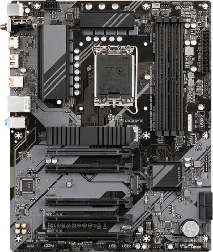 Gigabyte B760 DS3H AX Motherboard - Supports Intel Core 14th Gen CPUs  8+2+1 Phases Digital VRM  up to 7600MHz DDR5 (OC)  2xPCIe 4.0 M.2  Wi-Fi 6E  2.5GbE LAN  USB 3.2 Gen 2