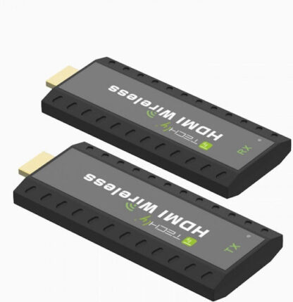 Techly IDATA HDMI-WL53 AV extender AV transmitter & receiver Black