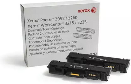 Xerox 106R02782 Γνήσιο Multipack Toner Laser Εκτυπωτή Μαύρο 2τμχ