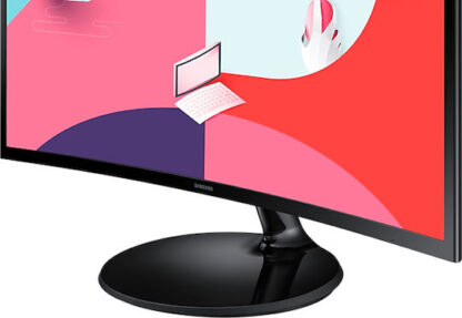 Samsung S24C360EAU VA Curved Monitor 24" FHD 1920x1080 με Χρόνο Απόκρισης 4ms GTG