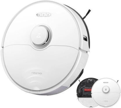 Roborock S8 Σκούπα Ρομπότ για Σκούπισμα & Σφουγγάρισμα με Χαρτογράφηση και Wi-Fi Λευκή