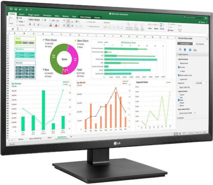 LG 27BN55UP-B IPS HDR Monitor 27" FHD 1920x1080 με Χρόνο Απόκρισης 5ms GTG