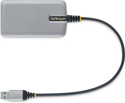 StarTech USB 3.2 Hub 4 Θυρών με σύνδεση USB-A Γκρι Κωδικός: 5G4AB-USB-A-HUB