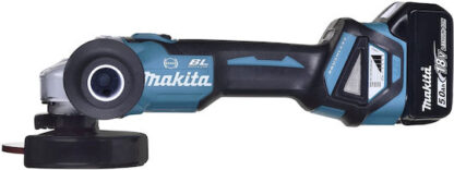 Makita Τροχός 125mm Μπαταρίας Brushless με Ρύθμιση Στροφών 3x5Ah Κωδικός: DGA513RT3J