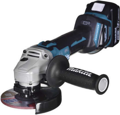 Makita Τροχός 125mm Μπαταρίας Brushless με Ρύθμιση Στροφών 3x5Ah Κωδικός: DGA513RT3J