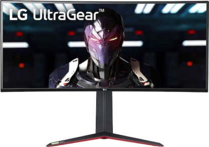 LG UltraGear 34GN850P-B IPS HDR Curved Gaming Monitor 34" 3440x1400 144Hz με Χρόνο Απόκρισης 1ms GTG
