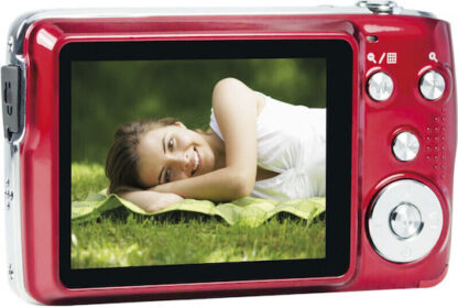 AgfaPhoto Realishot DC8200 Compact Φωτογραφική Μηχανή 18MP Οπτικού Ζουμ 8x με Οθόνη 2.7" και Ανάλυση Video Full HD (1080p) Κόκκινη