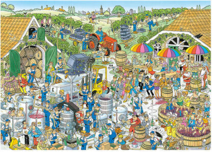 Jumbo Jan Van Haasteren Auf dem Weingut 1000 Teile Puzzle (19095)