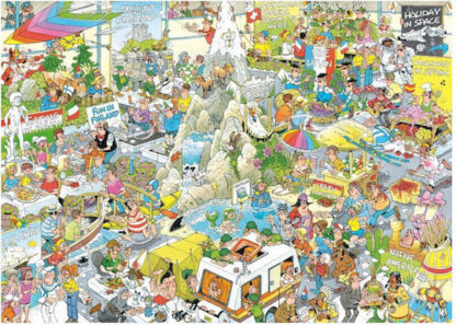 Jumbo Jan van Haasteren The Holiday Fair Die Urlaubsmesse 1000 Teile Puzzle (19051)