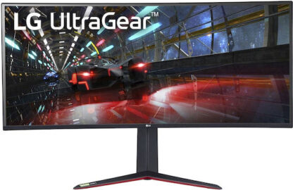 LG UltraGear 38GN950P-B Ultrawide IPS HDR Curved Gaming Monitor 37.5" QHD 3840x1600 160Hz με Χρόνο Απόκρισης 1ms GTG