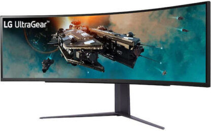 LG UltraGear 49GR85DC-B Ultrawide VA HDR Curved Gaming Monitor 49" 5120x1440 240Hz με Χρόνο Απόκρισης 1ms GTG