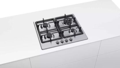 Bosch Εστία Υγραερίου Αυτόνομη Inox 58.2x52εκ. Ασημί Κωδικός: PGH6B5B90
