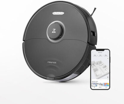 Roborock S8 Σκούπα Ρομπότ για Σκούπισμα & Σφουγγάρισμα με Χαρτογράφηση και Wi-Fi Μαύρη