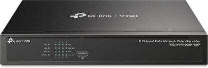 TP-LINK Vigi v1 Καταγραφικό NVR 8 Καναλιών με Ανάλυση Full HD+ VIGI NVR1008H-8MP