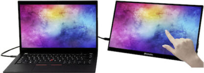 Verbatim PMT-17 IPS HDR Touch Φορητό Monitor 17.3" FHD 1920x1080 με Χρόνο Απόκρισης 6ms GTG