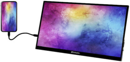 Verbatim PMT-17 IPS HDR Touch Φορητό Monitor 17.3" FHD 1920x1080 με Χρόνο Απόκρισης 6ms GTG