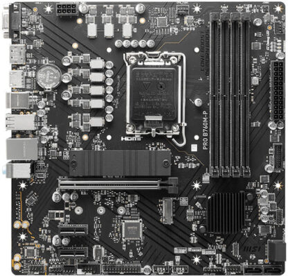 MSI Pro B760M-P Motherboard Micro ATX με Intel 1700 Socket