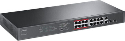 TP-LINK TL-SL1218MP v4 Unmanaged L2 PoE+ Switch με 18 Θύρες Gigabit (1Gbps) Ethernet και 2 SFP Θύρες