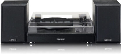 Lenco LS-101 Πικάπ με Προενίσχυση και Ενσωματωμένα Ηχεία Μαύρο