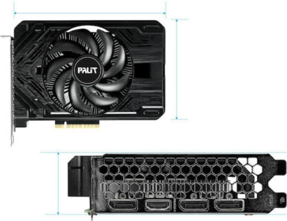 Palit GeForce RTX 4060 8GB GDDR6 StormX Κάρτα Γραφικών Κωδικός: NE64060019P1-1070F