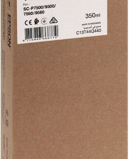 Epson T44Q140 UltraChrome Pro 12 Γνήσιο Μελάνι Εκτυπωτή InkJet Photo Μαύρο (C13T44Q140)