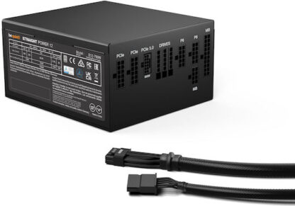 Be Quiet Straight Power 12 750W Μαύρο Τροφοδοτικό Υπολογιστή Full Modular 80 Plus Platinum