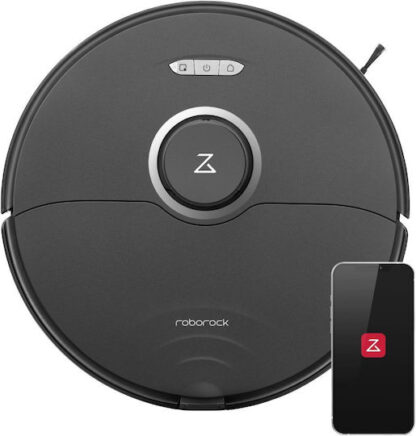 Roborock S8 Σκούπα Ρομπότ για Σκούπισμα & Σφουγγάρισμα με Χαρτογράφηση και Wi-Fi Μαύρη