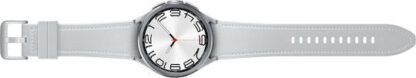 Samsung Galaxy Watch6 Classic Bluetooth Stainless Steel 47mm Αδιάβροχο με Παλμογράφο (Silver)