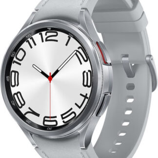 Samsung Galaxy Watch6 Classic LTE Stainless Steel 47mm Αδιάβροχο με eSIM και Παλμογράφο (Silver)