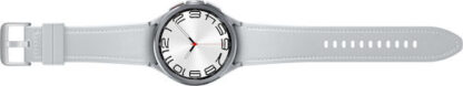 Samsung Galaxy Watch6 Classic LTE Stainless Steel 47mm Αδιάβροχο με eSIM και Παλμογράφο (Silver)