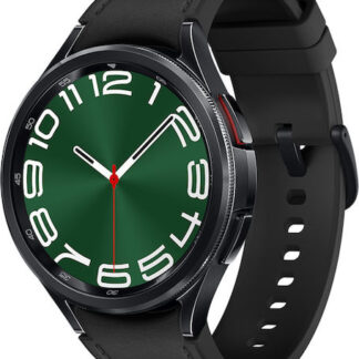 Samsung Galaxy Watch6 Classic LTE Stainless Steel 47mm Αδιάβροχο με eSIM και Παλμογράφο (Μαύρο)