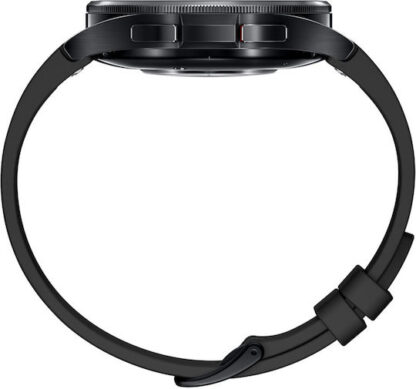 Samsung Galaxy Watch6 Classic LTE Stainless Steel 47mm Αδιάβροχο με eSIM και Παλμογράφο (Μαύρο)