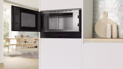 Bosch Εντοιχιζόμενος Φούρνος Μικροκυμάτων 21lt Μαύρος Κωδικός: BFL7221B1
