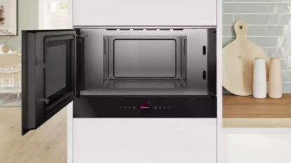 Bosch Εντοιχιζόμενος Φούρνος Μικροκυμάτων 21lt Μαύρος Κωδικός: BFL7221B1
