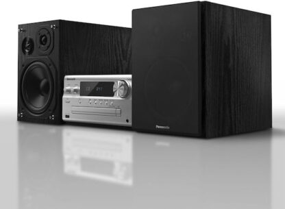 Panasonic Ηχοσύστημα 2.0 SC-PMX802E-S 120W με CD / Digital Media Player και Bluetooth Ασημί