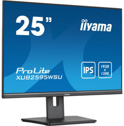 Iiyama ProLite XUB2595WSU-B5 IPS Monitor 25" FHD 1920x1200 με Χρόνο Απόκρισης 4ms GTG