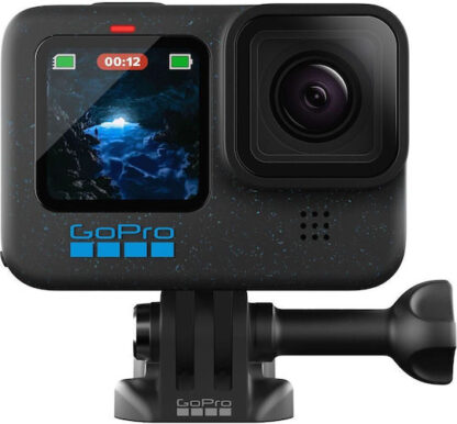 GoPro Hero12 Action Camera 5K Υποβρύχια Μαύρη με Οθόνη Αφής 2.27"