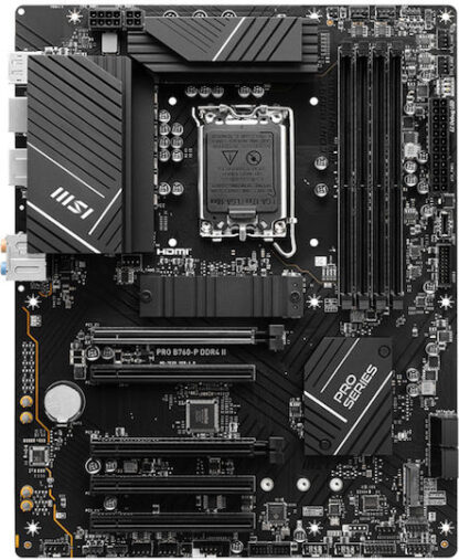 MSI Pro B760-P DDR4 II Motherboard ATX με Intel 1700 Socket