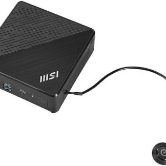 MSI Cubi ADL-001EU N200 mini PC Intel Pentium N 4 GB DDR4-SDRAM 128 GB SSD Windows 11 Pro Workstation Black