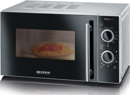 Severin MW 7771 black/silver 2 in 1 with Grill Function
