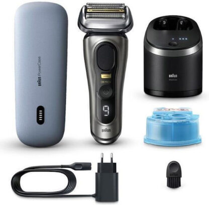 Braun Series 9 Pro+ 9575cc Wet & Dry Foil shaver Trimmer Metallic