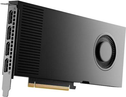 Graphics card PNY NVIDIA RTX 4000 Ada Generation  20 GB GDDR6 160-bit   PCIe 4.0 x16  Single Slot  4x Mini DP 1.4a  ATX - ATX bracket  1x 16-pin power supply cable  small box