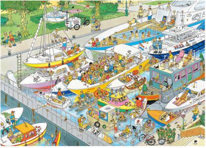 Jumbo Jan van Haasteren Die Schleuse 1000 Teile Puzzle (19067)