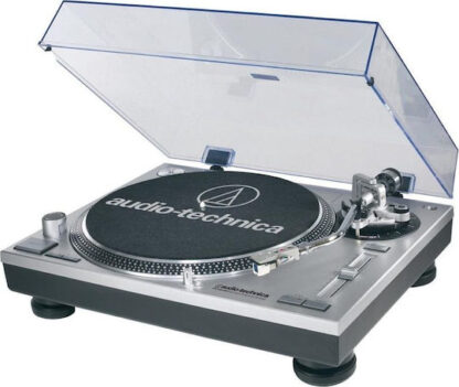 Audio Technica AT-LP120XUSB Πικάπ με Προενίσχυση Ασημί