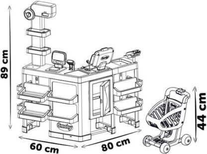 Smoby Παιδικό Μαγαζάκι Supermarket With Shopping Trolley για 3+ Ετών Κωδικός: 350242