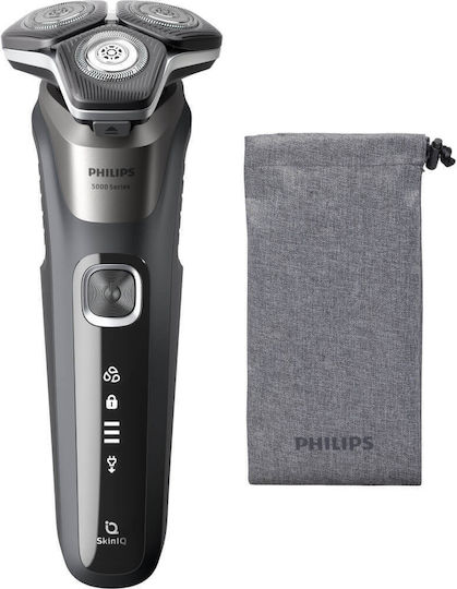 Philips SHAVER Series 5000 S5887/10 Wet and dry electric shaver and soft pouch Philips SHAVER Series 5000 S5887/10 Wet and dry electric shaver and soft pouch