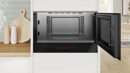Bosch Εντοιχιζόμενος Φούρνος Μικροκυμάτων 21lt Μαύρος Κωδικός: BFR7221B1
